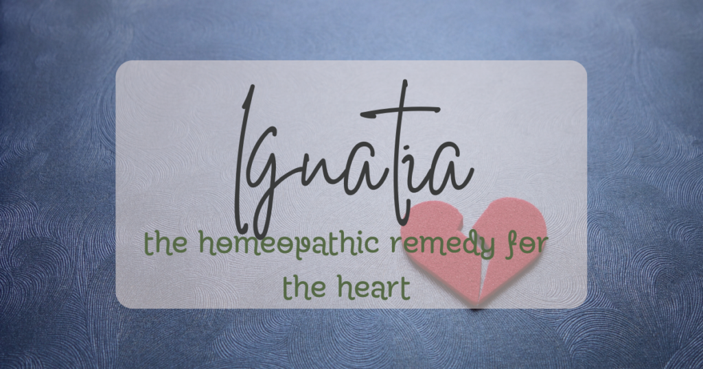 ignatia the homeopathic remedy for the heart